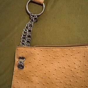 Faux Ostrich Purse